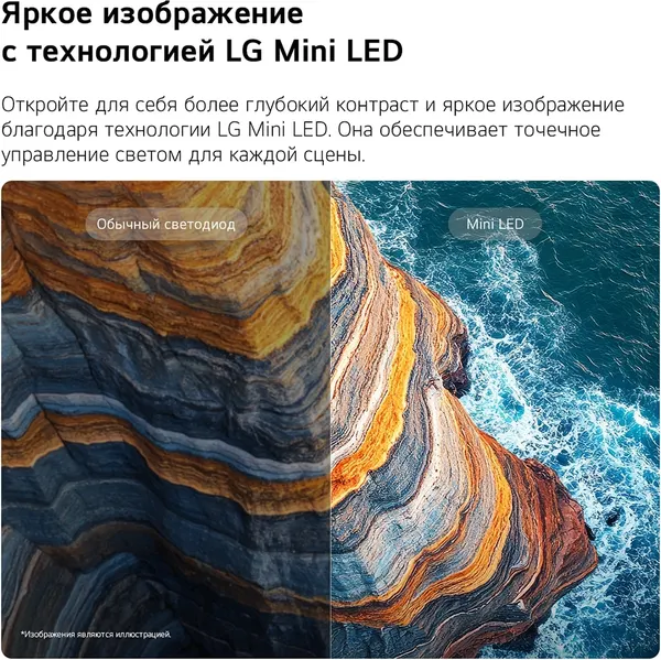 Изображение товара Телевизор LG 65" 65QNED80B6B (miniLED)