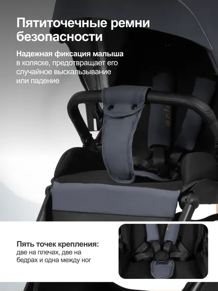 Изображение товара Детская универсальная коляска Costa 3в1 Rider / RD-3 (серый)