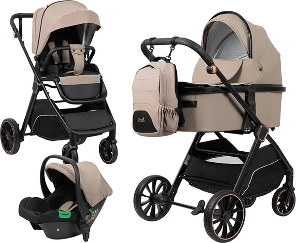 Изображение товара Детская универсальная коляска Costa 3в1 Rider / RD-2 (бежевый)