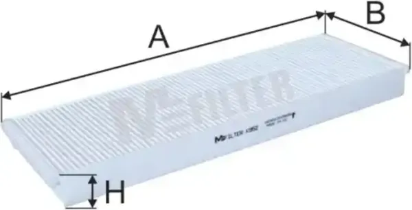 Изображение товара Салонный фильтр MFILTER K952