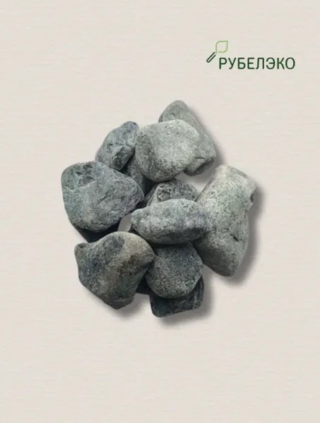 Изображение товара Камни для бани РуБелЭко Змеевик 40-100мм (20кг)