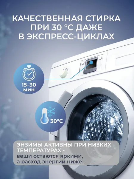 Изображение товара Гель для стирки Reva Care с энзимами от пятен (2л)