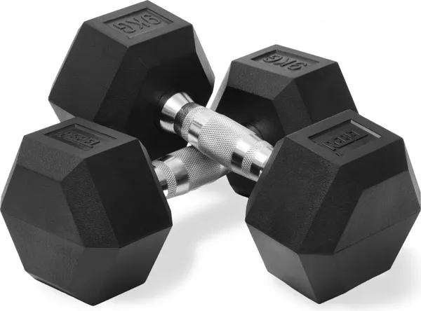 Изображение товара Набор гантелей REBEL R-HEX-09-PAIR