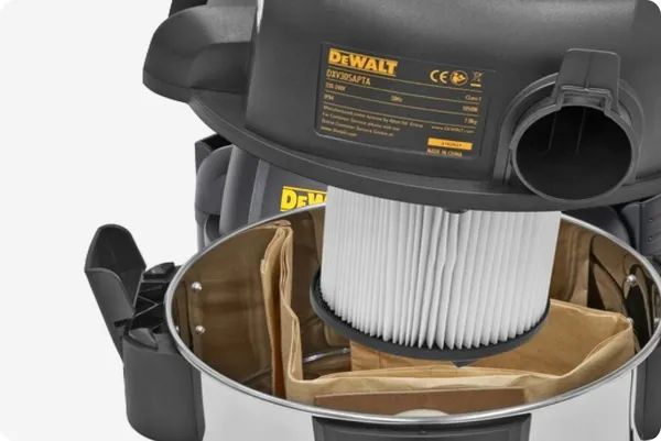 Изображение товара Профессиональный пылесос DeWalt DXV30SAPTA