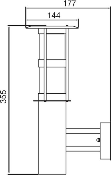 Изображение товара Бра уличное Oasis Light 76326 SS