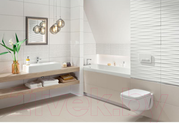 Изображение товара Плитка Domino S-Burano White (308x608)