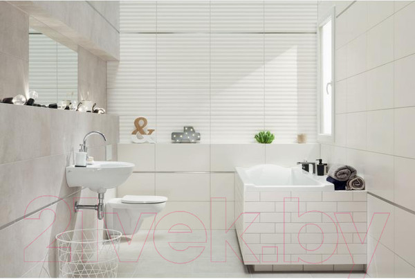 Изображение товара Плитка Domino S-Burano White (308x608)