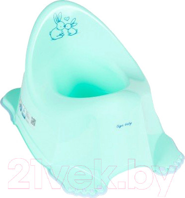 Изображение товара Детский горшок Tega Кролики / KR-001-105 (мятный)