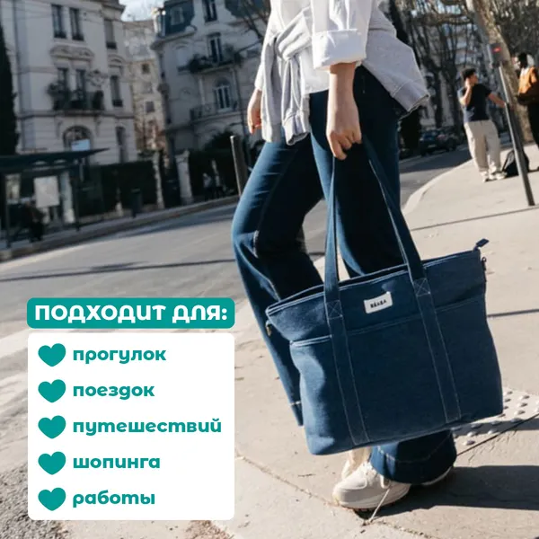 Изображение товара Сумка для коляски Beaba Madrid Bag Leopard / 940347