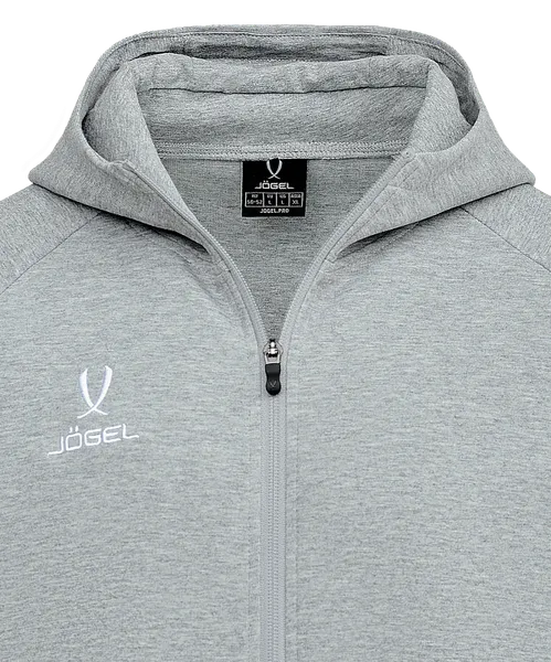 Изображение товара Худи Jogel Essential Athlete Hooded FZ Jacket (серый, S)