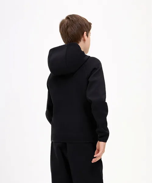 Изображение товара Кофта спортивная детская Jogel Essential Athlete Hooded FZ Jacket (черный, YL)