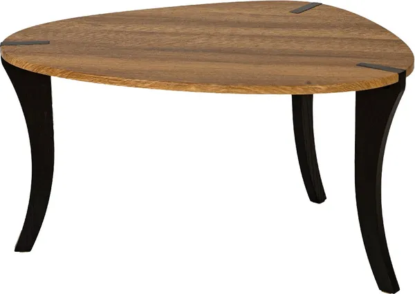 Изображение товара Журнальный столик Мебелик БьютиСтайл 34 (дуб вотан/черный)