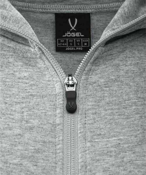 Изображение товара Худи Jogel Essential Athlete Hooded FZ Jacket W (серый, L)