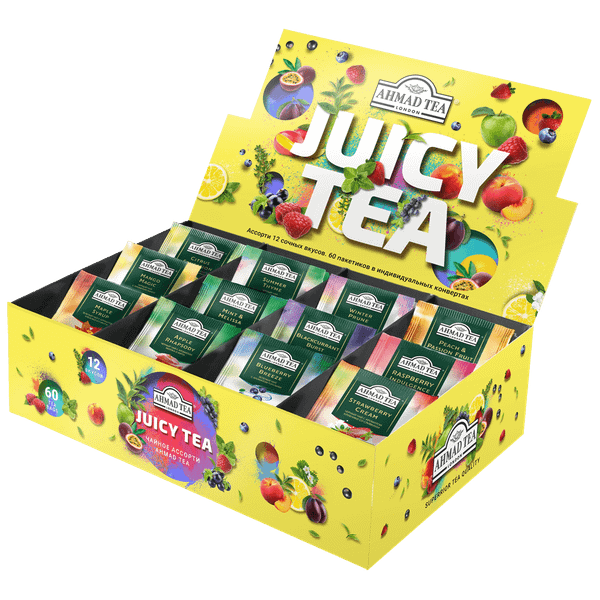 Изображение товара Чай пакетированный Ahmad Tea Ассорти Чайное Джуси Ти (95г)