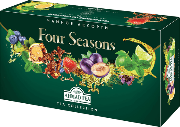 Изображение товара Чай пакетированный Ahmad Tea Ассорти чайное Four Seasons Tea Collection (160г)