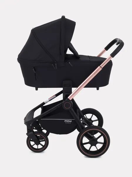 Изображение товара Детская универсальная коляска MOWbaby Zoom 2в1 / RA086 (Gold Black)