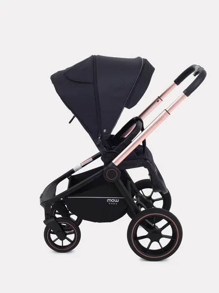 Изображение товара Детская универсальная коляска MOWbaby Zoom 2в1 / RA086 (Gold Black)