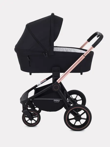Изображение товара Детская универсальная коляска MOWbaby Zoom 2в1 / RA086 (Gold Black)