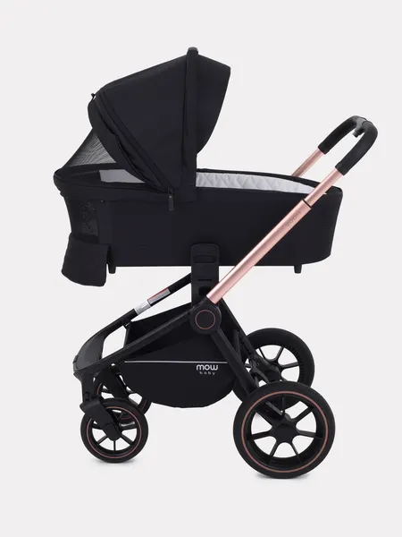 Изображение товара Детская универсальная коляска MOWbaby Zoom 2в1 / RA086 (Gold Black)