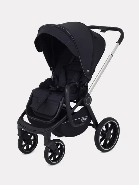Изображение товара Детская универсальная коляска MOWbaby Zoom 2в1 / RA086 (Silver Black)