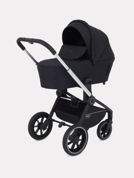Изображение товара Детская универсальная коляска MOWbaby Zoom 2в1 / RA086 (Silver Black)