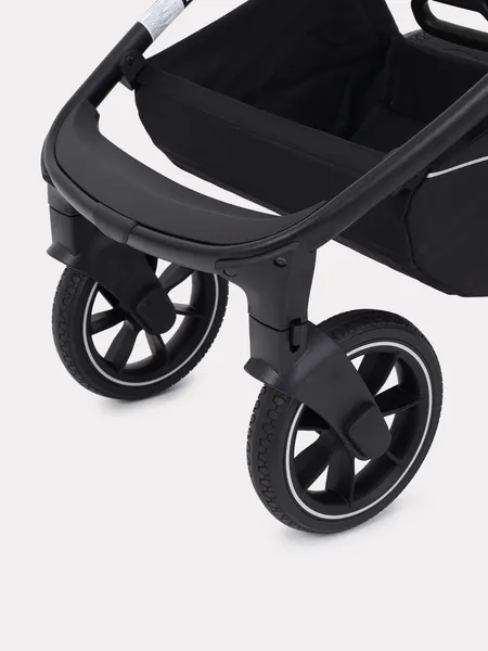 Изображение товара Детская универсальная коляска MOWbaby Zoom 2в1 / RA086 (Silver Black)
