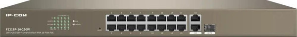 Изображение товара Коммутатор IP-COM F1218P-16-250W