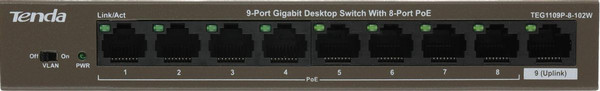 Изображение товара Коммутатор IP-COM G1109P-8-102W