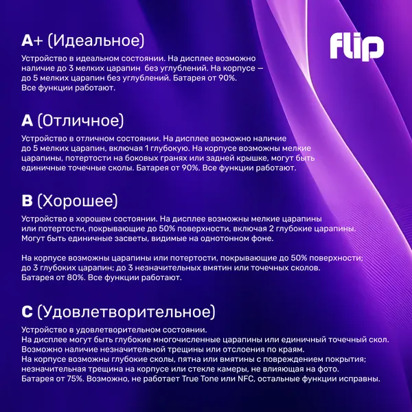 Изображение товара Смартфон восстановленный Apple iPhone 15 Pro 128GB Flip Грейд B (черный титан)