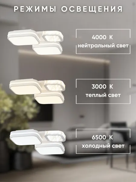 Изображение товара Люстра Aitin-Pro MK8865/3 (белый/золотой)
