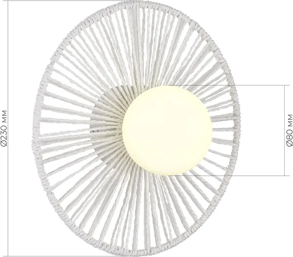 Изображение товара Бра Evoluce SLE6022-501-01 (белый)