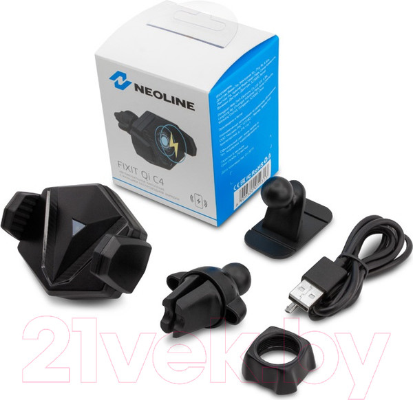 Изображение товара Держатель для смартфонов NeoLine Fixit Qi C4