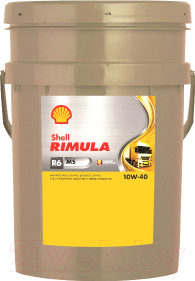 Изображение товара Моторное масло Shell Rimula R6 MS 10W40 (20л)