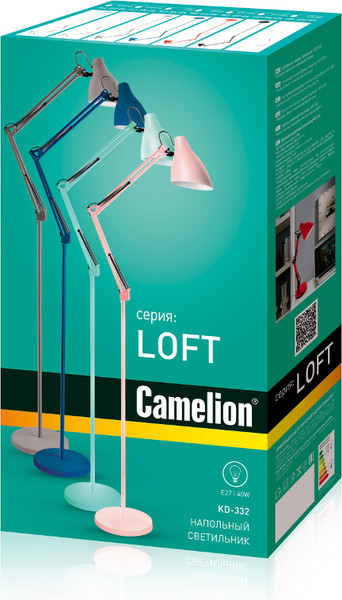 Изображение товара Торшер Camelion KD-332 C02 / 12794 (черный)