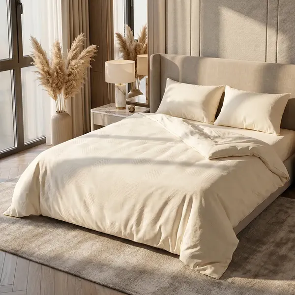 Изображение товара Комплект постельного белья GOLDTEX 2сп Boho Cotton Венге 7253