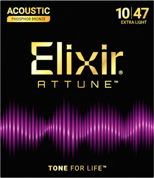 Изображение товара Струна для акустической гитары Elixir Strings 21002 Attune 10-47