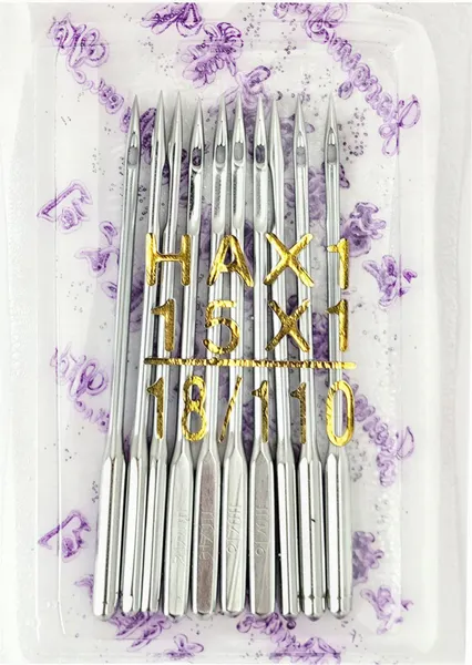 Изображение товара Набор игл для бытовой швейной машины FLYING TIGER Universal HAx1 110-10 (10шт)