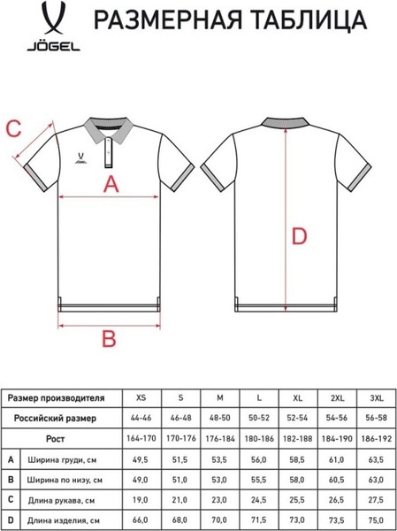 Изображение товара Футболка Jogel Essential CVC Polo CZ (красный, XXL)