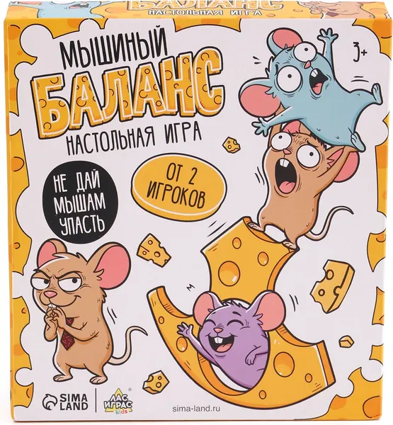 Изображение товара Настольная игра Лас Играс Мышиный баланс / 10963441