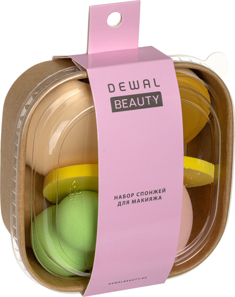Изображение товара Набор спонжей для макияжа Dewal Beauty NL-6856 (6in)