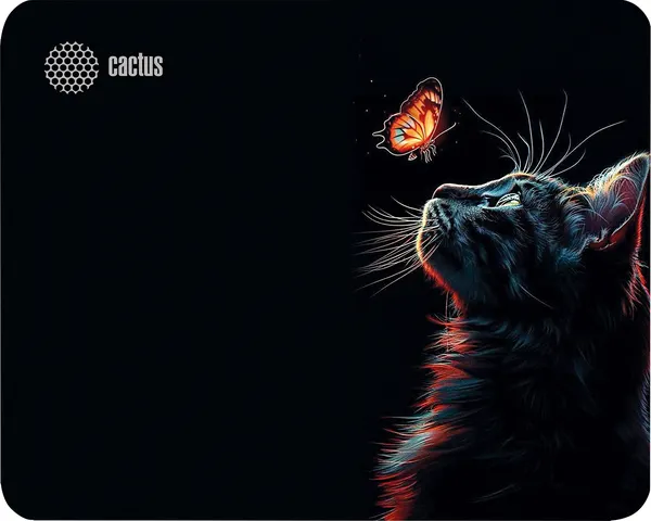 Изображение товара Коврик для мыши Cactus Night Cat / cs-mpc-p12xs