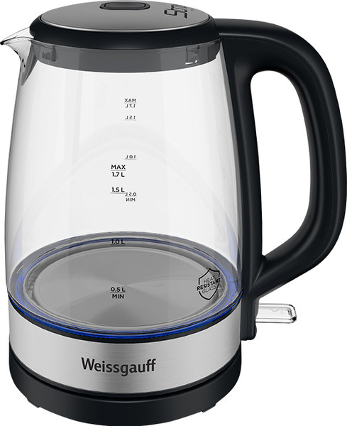 Изображение товара Электрочайник Weissgauff WK 1712 EcoGlass Nero