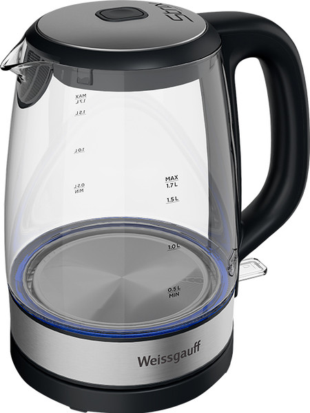 Изображение товара Электрочайник Weissgauff WK 1712 EcoGlass Nero