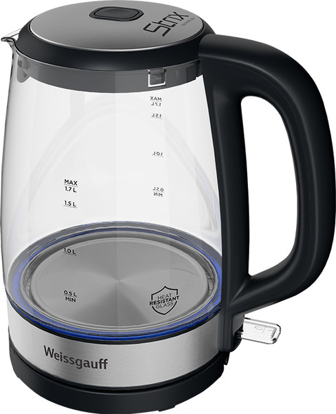 Изображение товара Электрочайник Weissgauff WK 1712 EcoGlass Nero