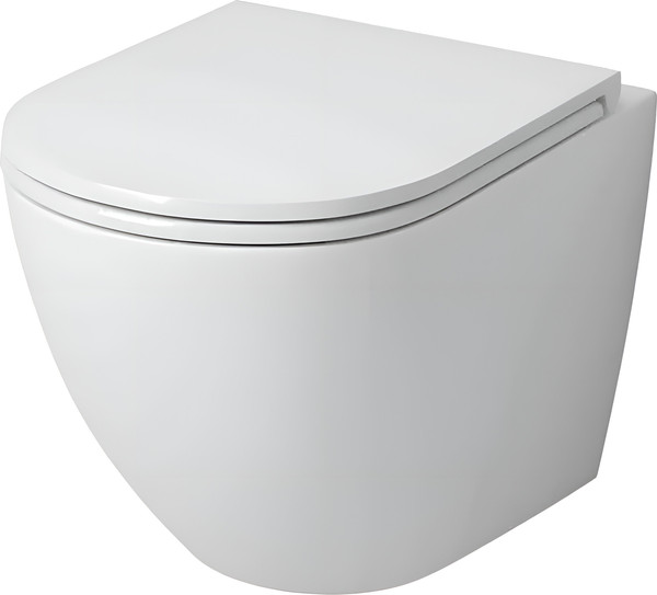 Изображение товара Унитаз подвесной с инсталляцией Grossman GR-4455SQ + TECE Kit 9400412 (с сиденьем, с кнопкой)