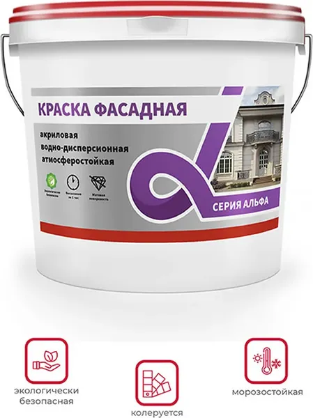 Изображение товара Краска Alfavit Альфа фасадная (6.5кг)