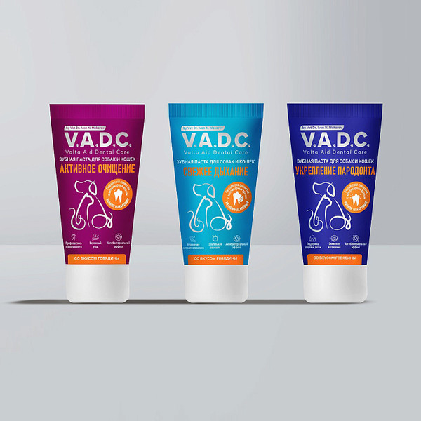 Изображение товара Средство для ухода за полостью рта животных V.A.D.C. Укрепление пародонта. С ароматом говядины (50мл)
