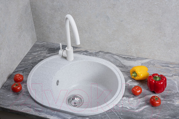 Изображение товара Мойка кухонная БелЭворс New Lux R (олово)