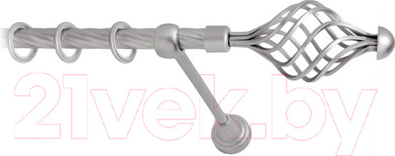 Изображение товара Карниз для штор Lm Decor Вираж 098 1р витой (сатин, 2м)