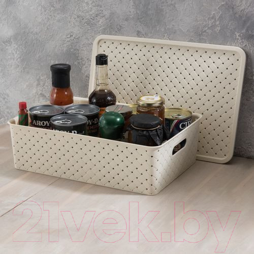 Изображение товара Корзина Violet Береста / 522126 (7.5л, слоновая кость)